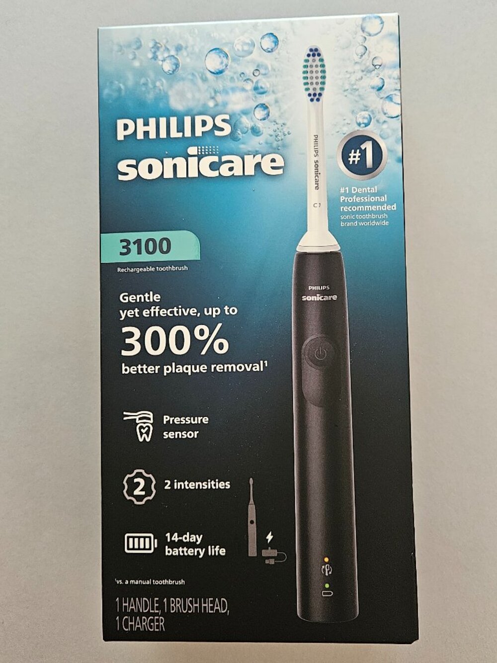 Philips Sonicare 3100 Power Toothbrush Rechargeable Electric Toothbrush